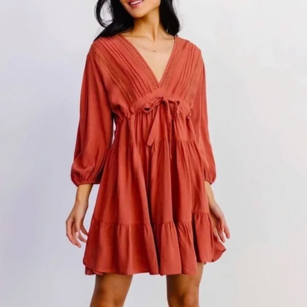 Baltic Born Amelia Boho Mini Dress Size Small (XS)